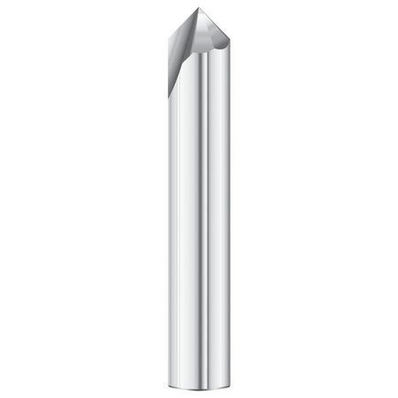 FULLERTON TOOL 60°, 90°, 120° End Style - 3730 Chamfer Mill GP End Mills, Straight, Chamfer, Standard, 3/8 36149